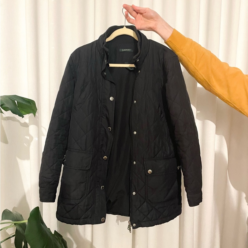 Ralph Lauren black quilted jacket